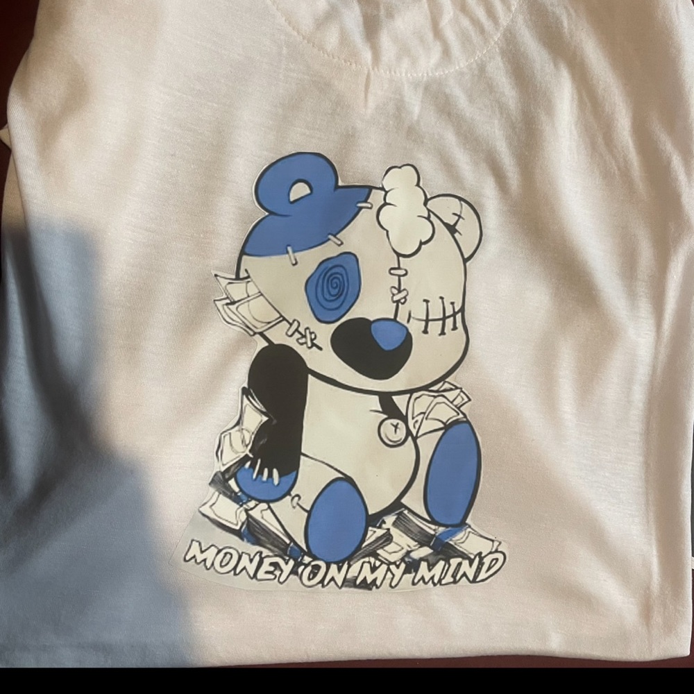 Large Black And White Ts. Uni-Sex Made By Me. 
$15